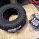 チャピィのタイヤ交換