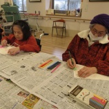 『パステルアート「富士山とサクラ」。』の画像