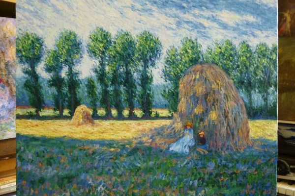 大原美術館 クロードモネ 積みわら 複製画 大原美術館：『積みわら