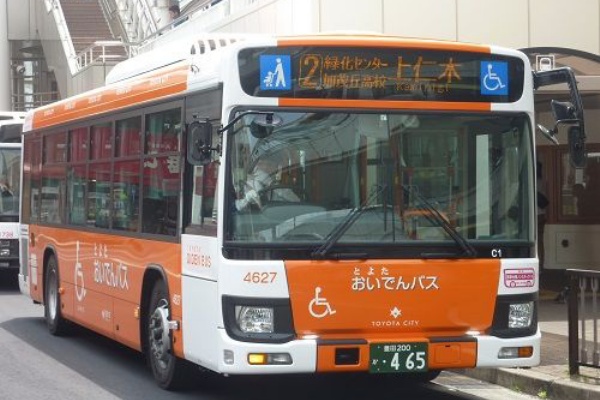 豊田市内に初導入された新型ブルーリボン まぁ くんの乗り物情報日記