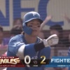 【vs.楽天】日ハム、2回に福田光輝の2点タイムリーで先制！