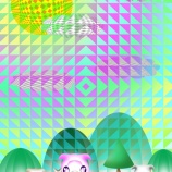 『はりネズミっぽいキャラの後ろは・・・』の画像