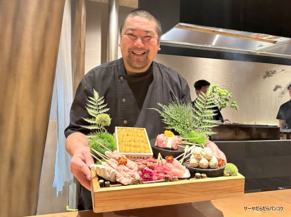 【熊の焼鳥 Kuma No Yakitori Bangkok】　at　Sukhumvit Soi47　～2025夏限定「Episode 5 抹茶-深緑の優雅-」コース体験記～　PR