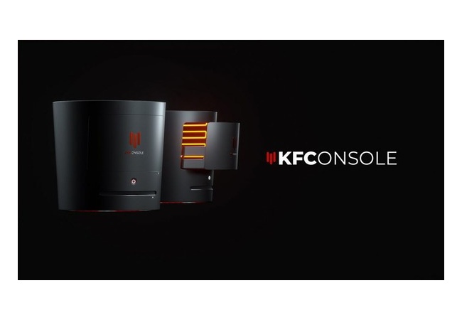 【画像】 ケンタッキーフライドチキンが新型ゲーム機『KFConsole』を発表！！