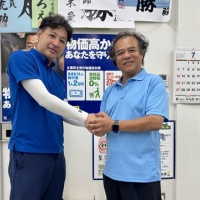 服部まなぶ打ち上げ式