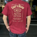 エイトジー！プリント半袖Tシャツ PIN STRIPING DESIGN"！！サイズ揃いました。