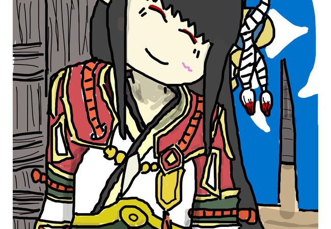【画像】モンハンの受付嬢描いた！
