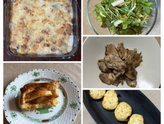 連休は孫達を招いて夕食