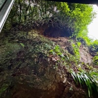 稲荷山の土砂崩れ