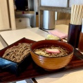 岩手県盛岡市盛岡駅前通1 立ち食いそば そばの花 せいろそば400円 かけそば400円