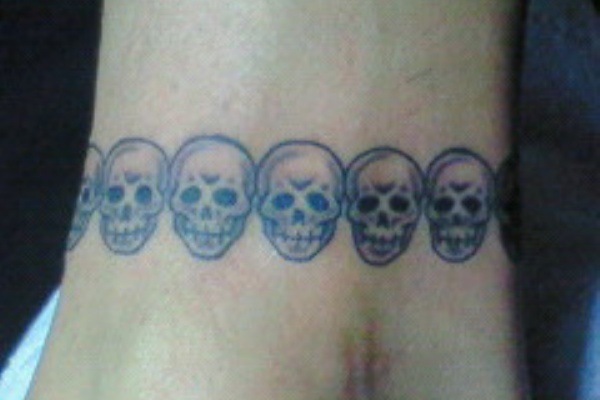 ドクロ 刺青師 紫玉梵天