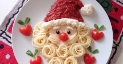 サンタクロースのトマトスパゲティ🍝🎅