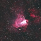 『いて座のオメガ星雲（M17）』の画像