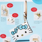 【速報】mini (ミニ) 2026年 5月号 《特別付録》 みずいろハローキティのサフィアーノレザー調マルチケース