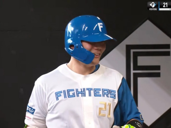 清宮幸太郎 打率.241 21本 63打点 出塁率.330 長打率.432 OPS.762