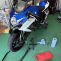 R1000のオイル交換