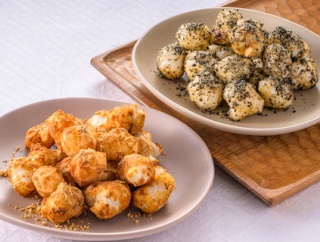 【レシピ掲載】大正製薬さま『ハレタネ』2026年1月号　レンジで作る揚げないおかき