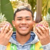 【朗報】日本ハム・水谷、パイナップルパークのアンバサダーに就任！髪型も安泰