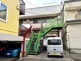 函館市本町31 かくれそば処 番屋 その7 きのこそば780円