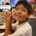 とおちゃんと、はっちゃん。