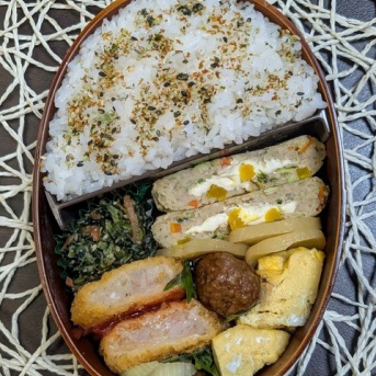 好きに詰めているけど～夫のお弁当289