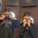 服部琉愛 「先日、鈴木愛理さん主演の映画「ただいまって言える場所」を観に行ってきました！」