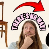 『椅子をギターに作り替えてみた』の画像