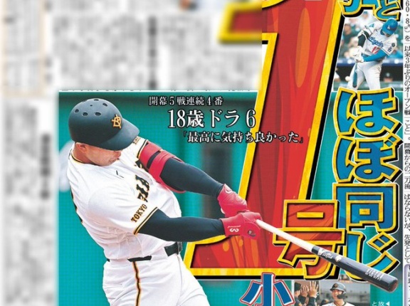 衝撃　巨人・ドラ６高卒ルーキー藤井、１８４キロホームラン　あの伝説の「異次元の弾道」大谷翔平44号と同じ打球速度