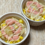 『ポテトのほぐしたらこ焼き』の画像