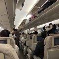アシアナ航空のOZ178便で、羽田空港に向かいました