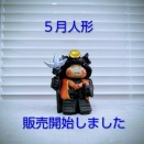 五月人形販売開始しました