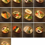 『2020年2月の平日に作らさせていただいた13個のパートナーの相棒のボリューミーお弁当達になります。お弁当総数の合計は1695+13=1708個となりました。』の画像