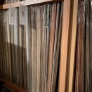 レコード棚のインデックスプレート工作