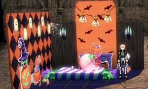 スタジオセットジャック・オー・ランタンが撮影の大道具レベル