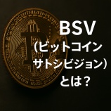 『BSV（ビットコインサトシビジョン）とは？特徴・価格・将来性を初心者向けに解説』の画像