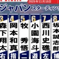 【侍J実況】小園6番ショート！佐々木泰9番ファースト！岡本4番！森下3番！先発「曽谷龍平vsクァクビン」【日本vs韓国/東京ドーム】