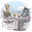 【Happy Valentine】マフィン屋さんのバレンタイン🧁イラストをお届け♪