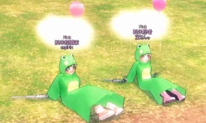 埋まっているのか？背が違って見える錯視