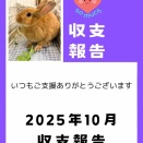 2025年10月収支報告