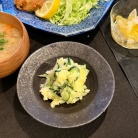 だんなさまごはんの、ヒレカツ定食の夜ごはん
