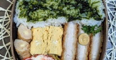 青のり入れましたね～夫のお弁当306