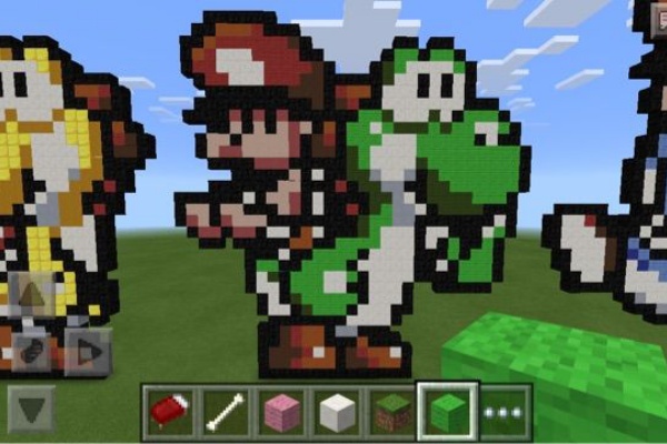 緑ヨッシーの解説 マインクラフトpe デザイナーがひたすら物作り