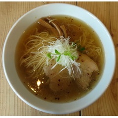 The Noodles & Saloon Kiriya＠初石（千葉県）　「潮の旨味ソバ、和え玉 黒醤油」