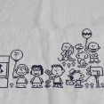 【スヌーピーのクロスステッチ制作中】リネンは難しそうなので布を変更(^-^;モノトーンでもおしゃれかも♬(PR含