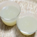 グレープフルーツ100％ジュースで作ったゼリー