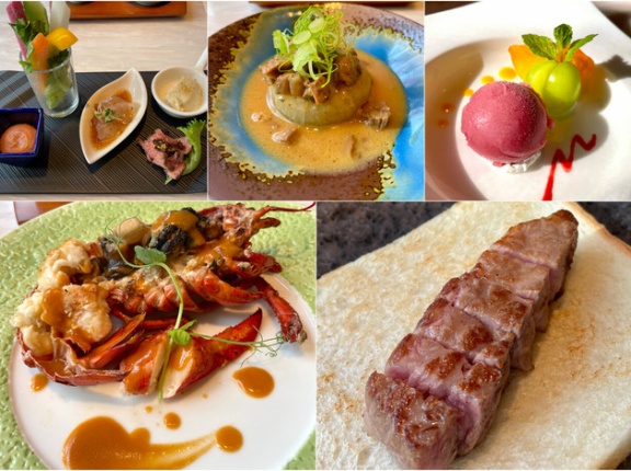 鉄板焼きランチと京都ブライトンホテル