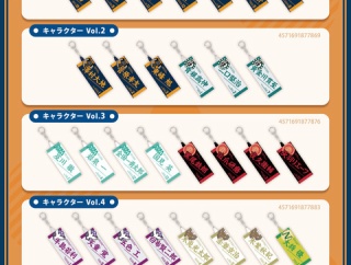 ハイキュー!! トレーディングミニチュアタオルキーホルダー キャラクター Vol.1 ／Vol.2