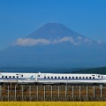 富士山と新幹線