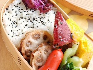 れんこんのはさみ揚げ弁当【蟹】