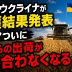 【速報】 ウクライナが収穫結果発表、ロシアついに畑からの出荷が間に合わなくなるｗｗｗ